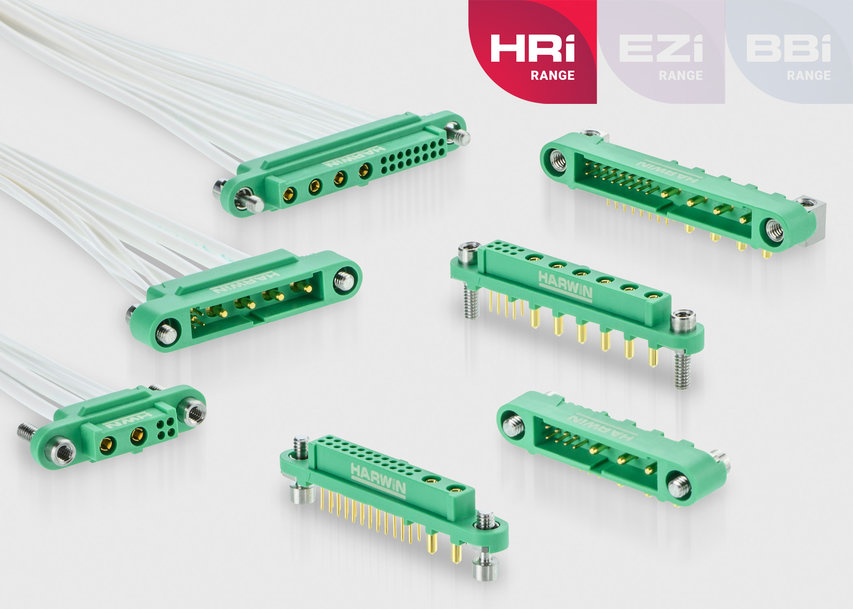 Smallest and lightest mixed layout Gecko-MT connectors from Harwin available through Powell Electronics